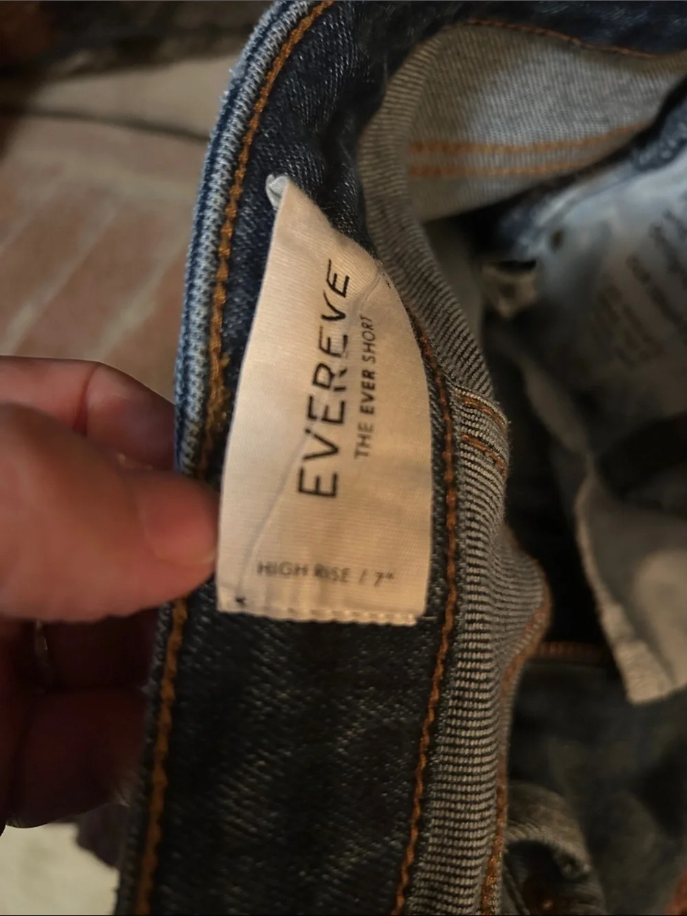 EVEREVE The EVER short, high rise cut off, 7” inseam